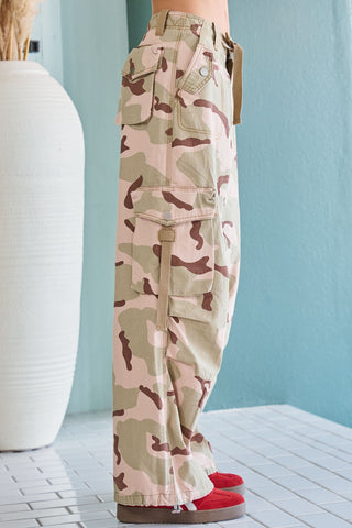 Desert Camo Utility Cargo Pants
