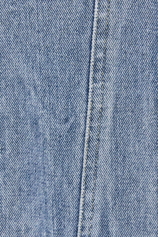 Washed Oversized Cape Silhouette Denim Jacket