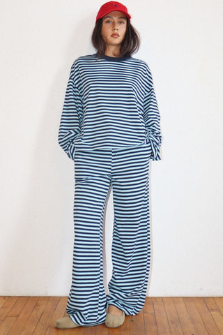 Cozy & Striped Nautical Navy Lounge Set