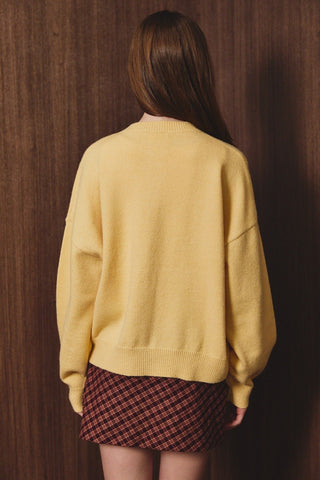 LS One Button Open Cardigan