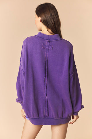 Touchdown Garment Dye Cord Sweatshirt
