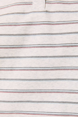 Cropped French Terry Boxy Striped Top