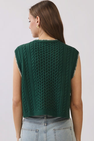 Chunky Knit Sweater Vest