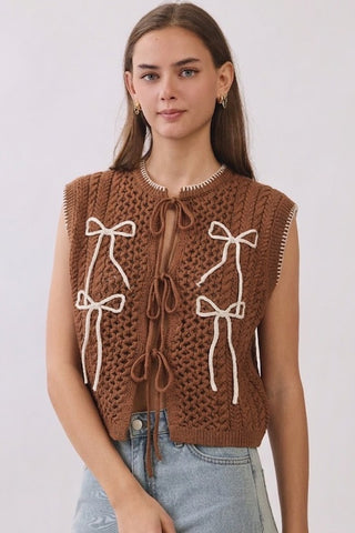 Chunky Knit Sweater Vest