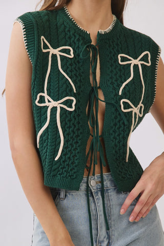 Chunky Knit Sweater Vest