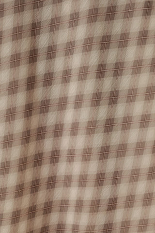 Micro Plaid Chiffon Bias Maxi Skirt