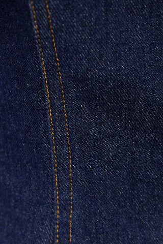 Belt Detail Low Waist Denim Mini Skirt