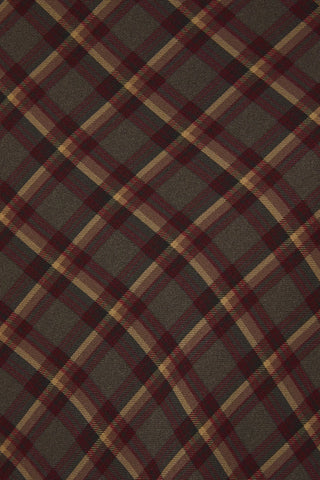 Mid Rise Bias Check Plaid Midi Skirt