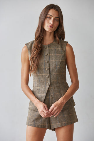 Charlene Buttondown Top