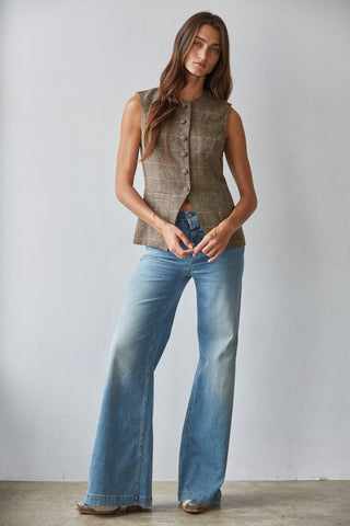 Charlene Buttondown Top