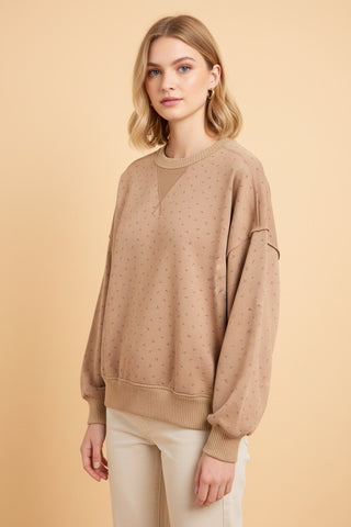 Curvy Ditsy Bloom Sweatshirt