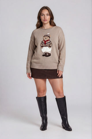 Curvy Teddy Tales Pullover