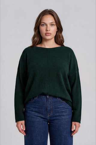 Curvy Fireside Seam Sweater