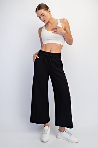 Modal Scuba Quarter Zip Cropped Wide Set