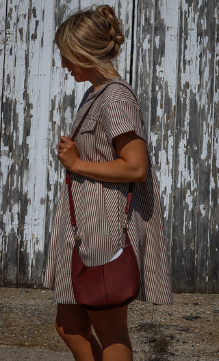 Stripe Swing Short Dress