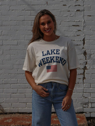 Lake Weekend Graphic Top