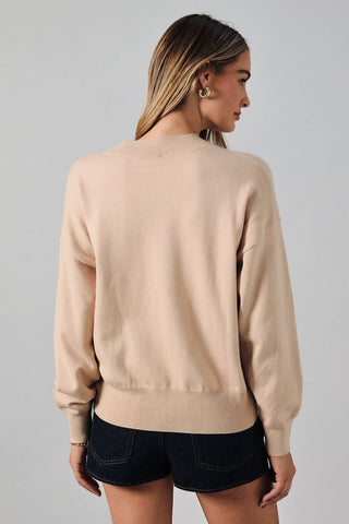 Dachshund Dog & Leaves Fall Knit Sweater