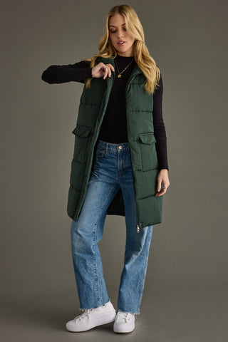 The Longline Quilted Vest