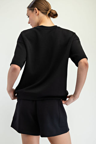 Modal Poly Span Tulip Short Set