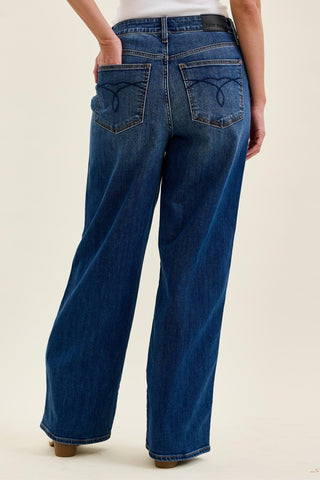 Judy Blue Dark Wilhelmina Baggy Jeans