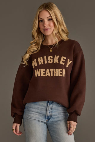 Whiskey Weather Embroidered Sweatshirt