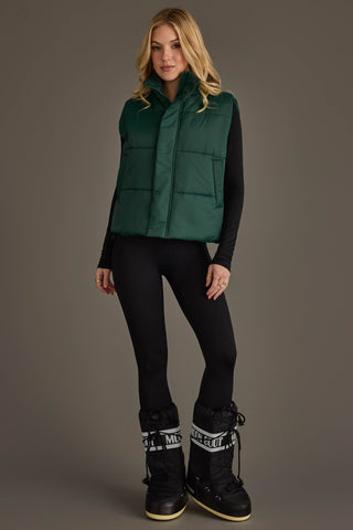 Dark Green Puffer Vest