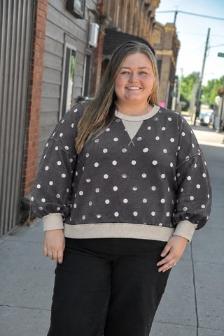 Curvy Triangle Detail LS Top