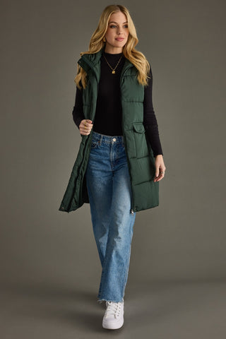 The Longline Quilted Vest