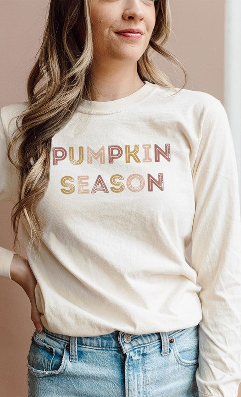 Simple Retro Pumpkin Season Long Sleeve | JQ Clothing Co.