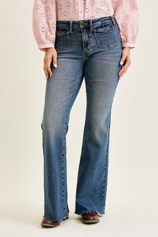 JB Mr. Flare Jeans w/Front Flap Pockets