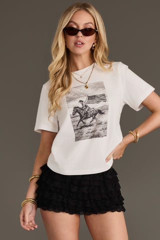 Off White American Cowboy Graphic Tee