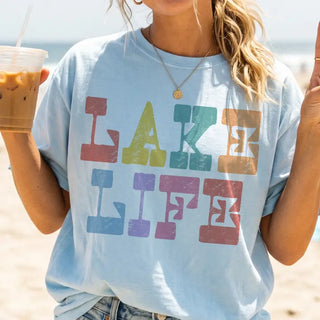Lake Life Summer Vacation Graphic Tees