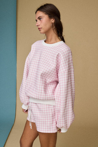 Super Comfy Gingham Lounge Set