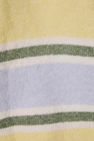 Multi Stripe Button Front Cardigan