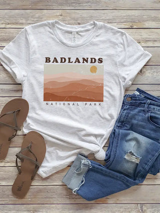 Badlands Tee National Parks | JQ Clothing Co.