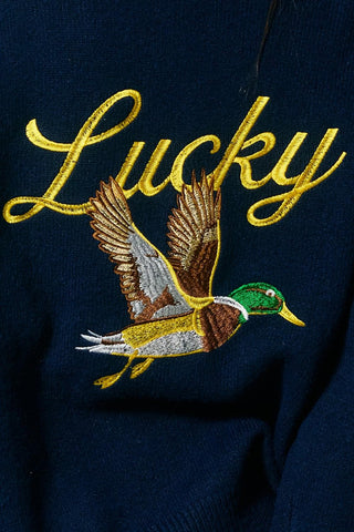 Embr "Lucky Duck" V-neck Cardigan