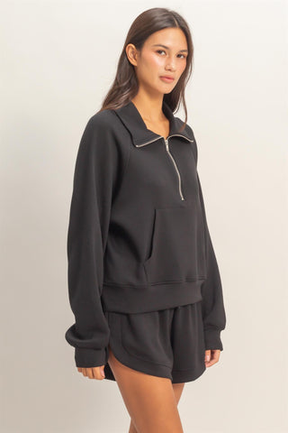 Half-zip Collar Pullover