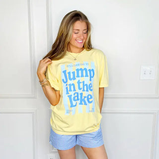 Jump in Lake Graphic Tee