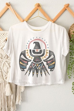 Wild Soul Thunderbird Graphic Crop Top | JQ Clothing Co.