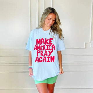 Make America Pray Puff Graphic Tee