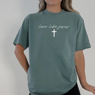 Love Like Jesus Script Tee