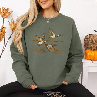 Mallard Ducks Thanksgiving Sweatshirt
