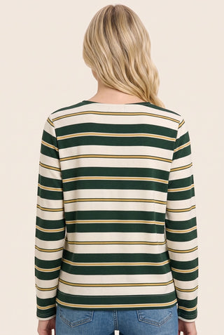 Multi Striped Terry Top