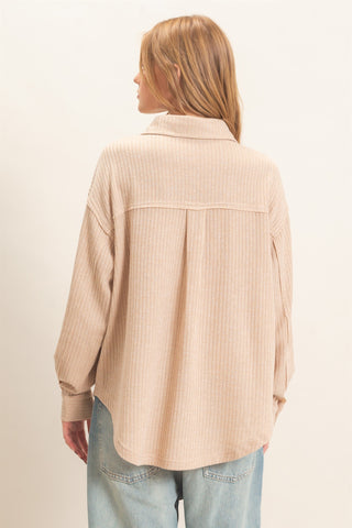 Corduroy Button-Up Shirt
