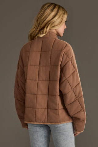 Cozy Soft Quilted Zip-Up Jacket