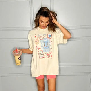 Lucky Girl Club Graphic Tee