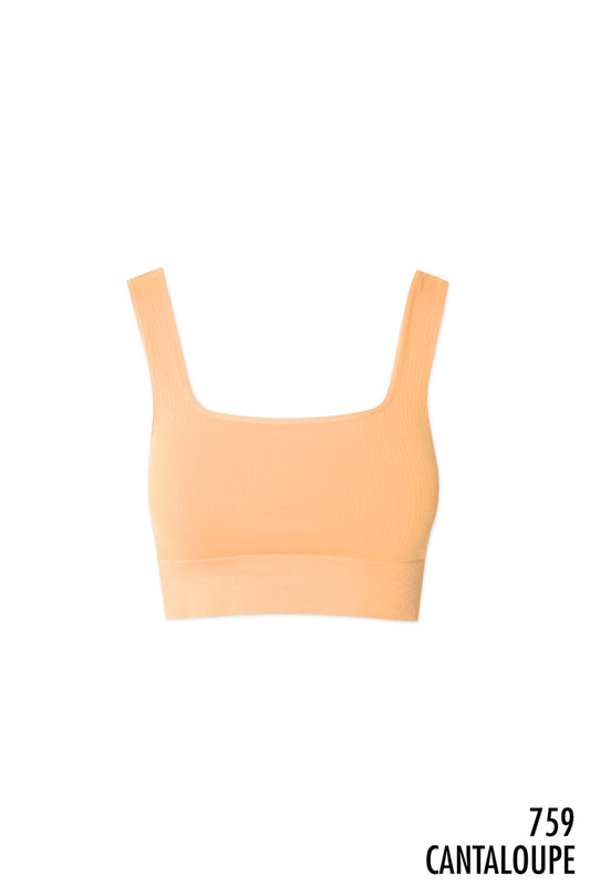 Oasis Ribbed Square Neck Crop Top | JQ Clothing Co.