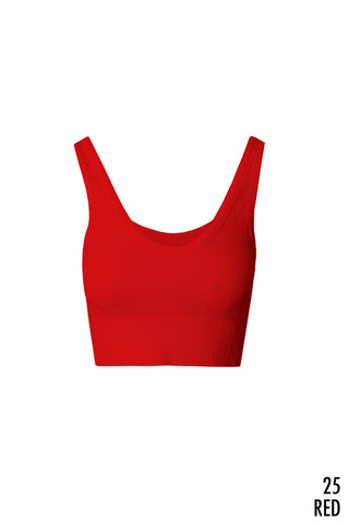 Reversible Herringbone Cropped Tank Top | JQ Clothing Co.