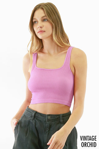 Classic Meg Square Neck Crop Top