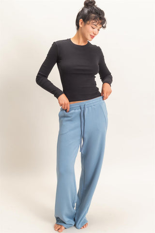 Crew Neck Long Sleeve Top